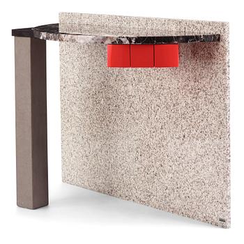 5. Aldo Cibic, a "Belvedere" console, Memphis, Italy, post 1982.