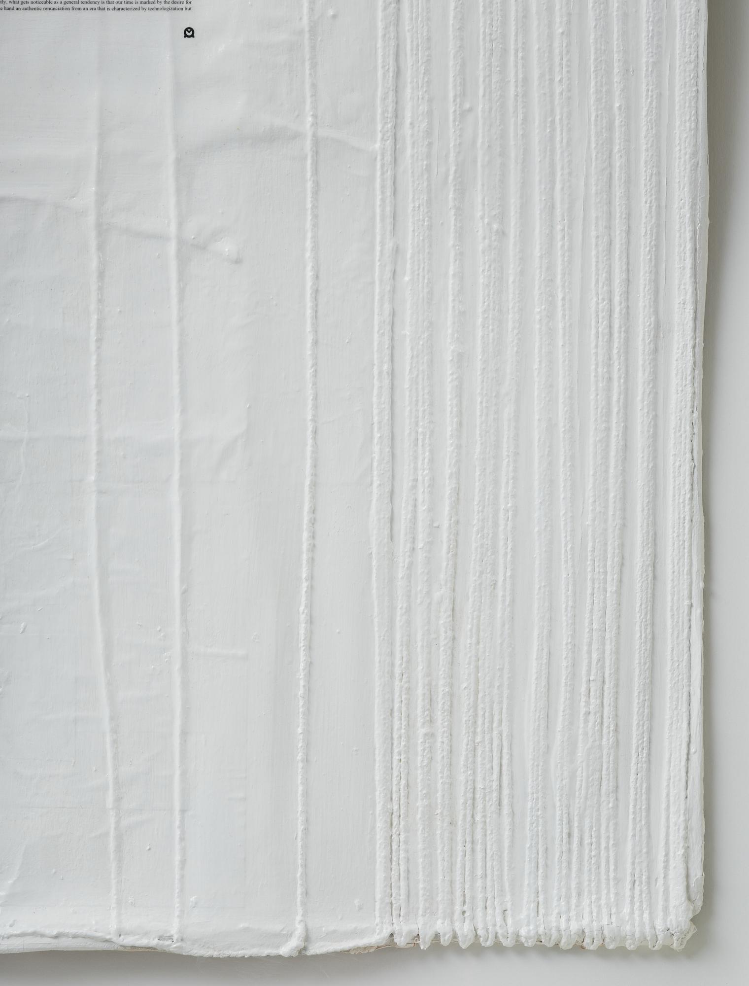 Veit Laurent Kurz, "Untitled #4 (Flag of Time Text Painting)".