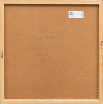 Wolfgang Staehle, a signed and dated mixed media.