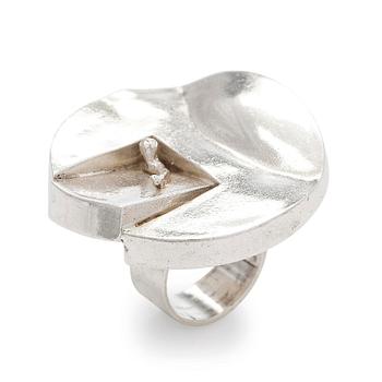 Björn Weckström, ring, "At the gate of eternity", silver.