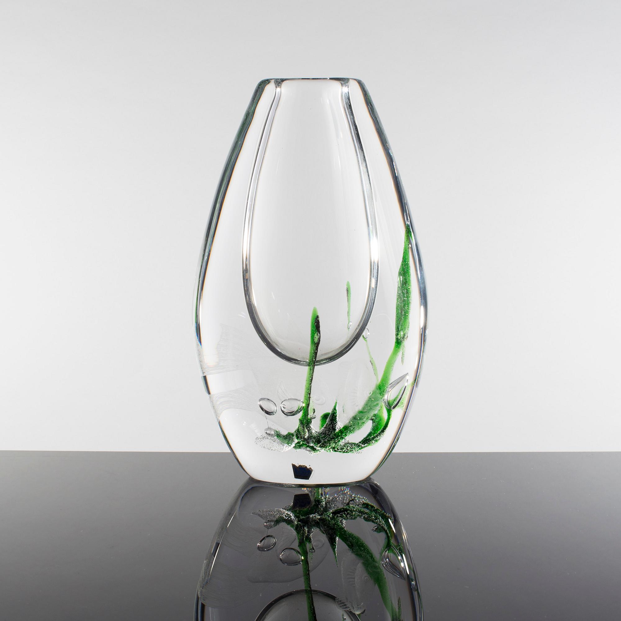 VICKE LINDSTRAND, Kosta, vas, 1960-tal.