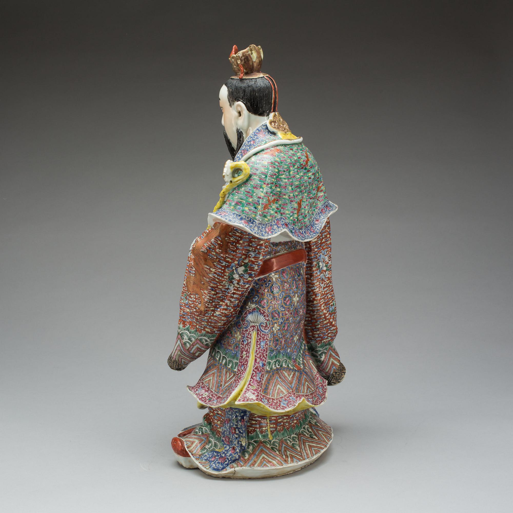 FIGURIN, porslin, Kina 1800/1900-tal.