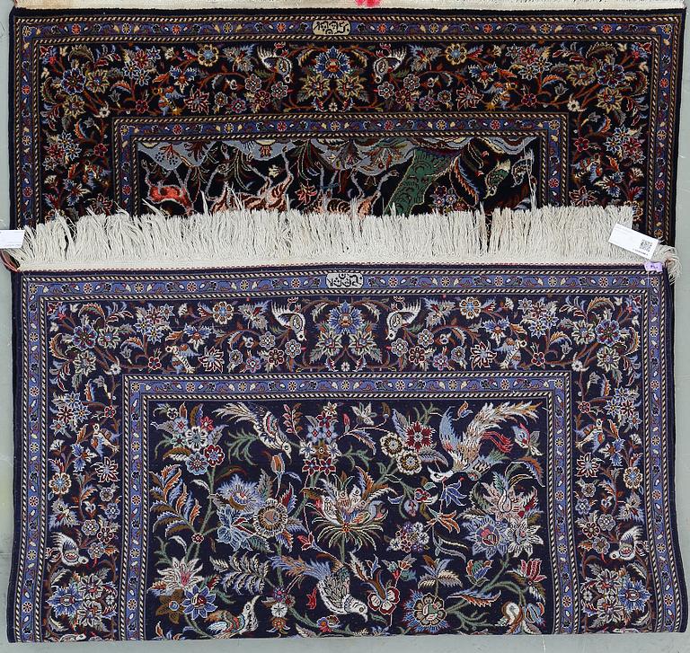 MATTA, Ghom, part silk, ca 210x138 cm.