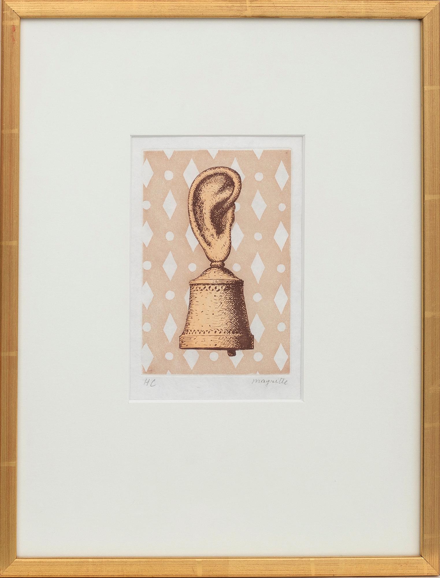 René Magritte, after, ”La lecon de Musique”.