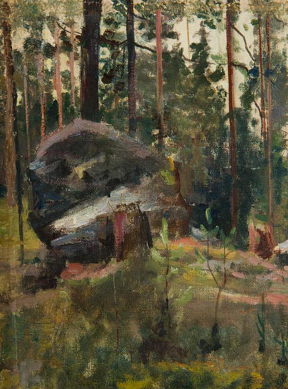 Amelie Lundahl, Metsämaisema.