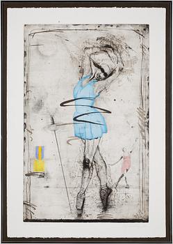 Jan Dahlgren · JAN DAHLGREN, etsning, signerad samt numrerad 8/76 cm, daterad -83.