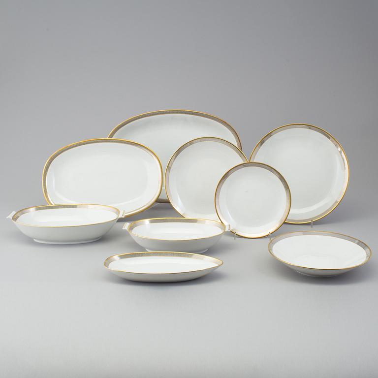 MATSERVIS, 56 delar, porslin, "Exclusiv", Rörstrand, 1950/60-tal.
