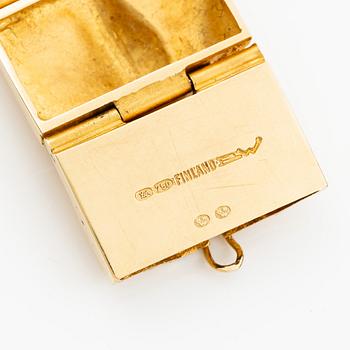 Björn Weckström, armband "Golden River", 18K guld, för Lapponia, Finland.