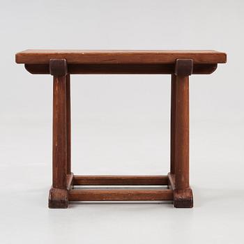 An Axel Einar Hjorth stained pine 'Sandhamn' side table, Nordiska Kompaniet ca 1929.