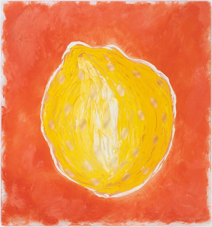 Fredrik Renvall, acrylic on plexi glass, signed and dated -97.