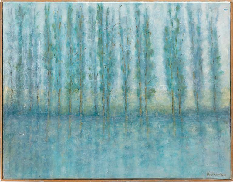 Ruben Heleander, "Popplar vid vattendrag".