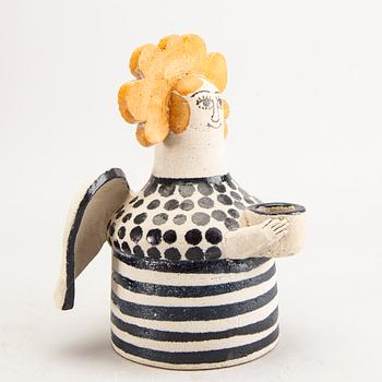 Lisa Larson, figurine / candlestick, stoneware.