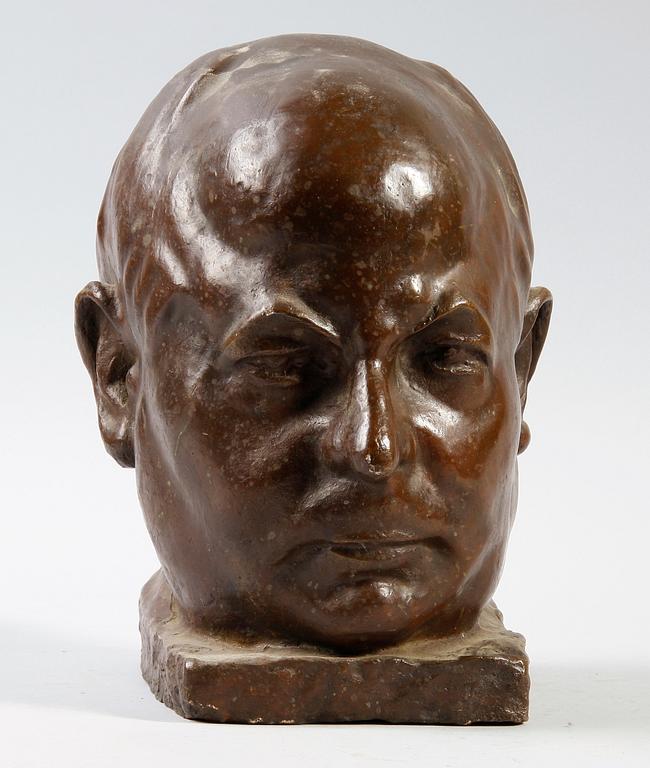 SKULPTUR, brons, Snista, sign,1900-tal.