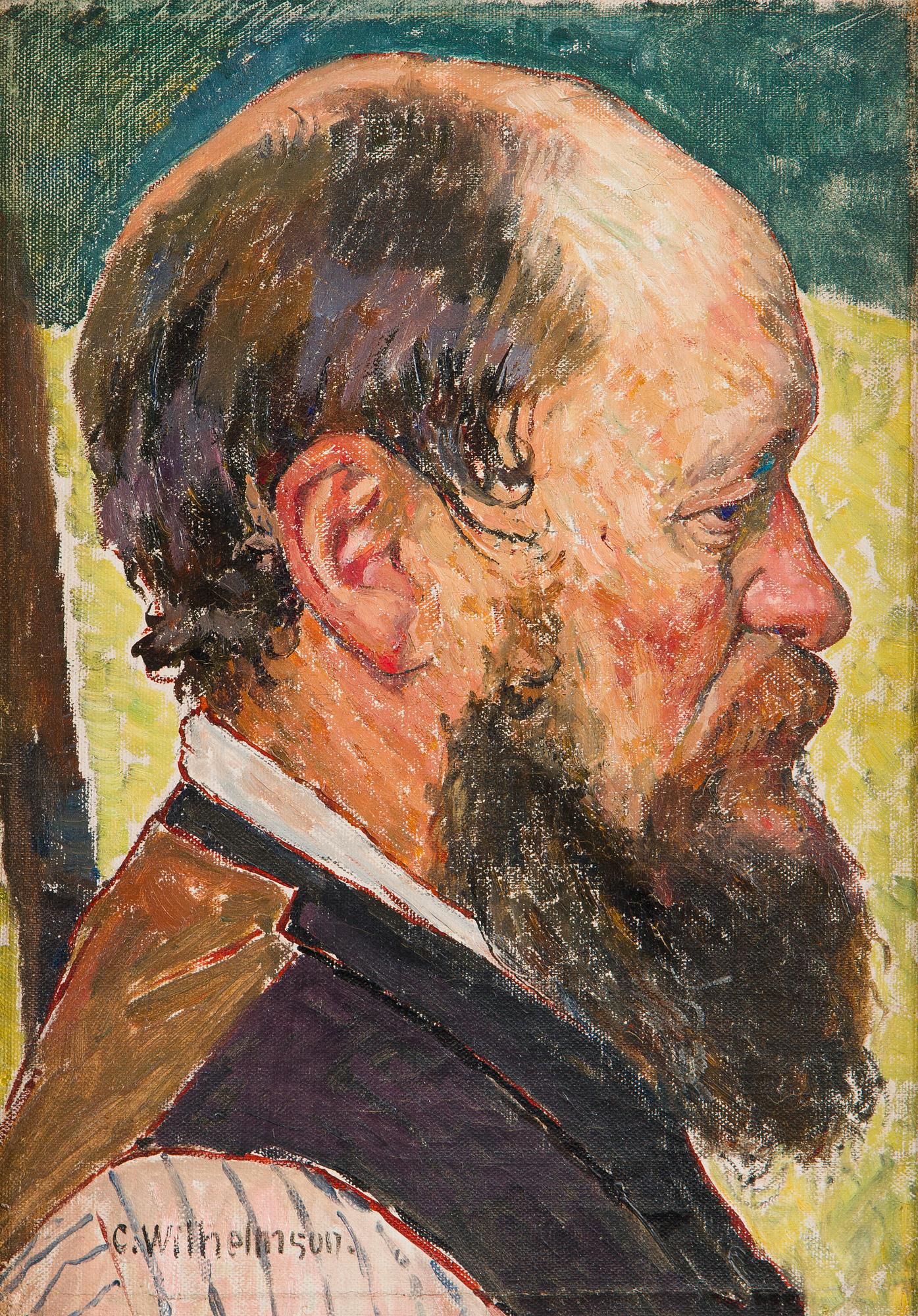 Carl Wilhelmson, Portrait of an Older Man.