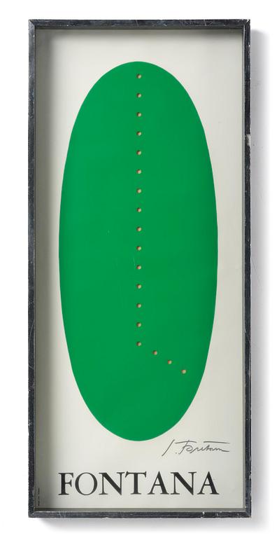 Lucio Fontana, "Concetto Spaziale".