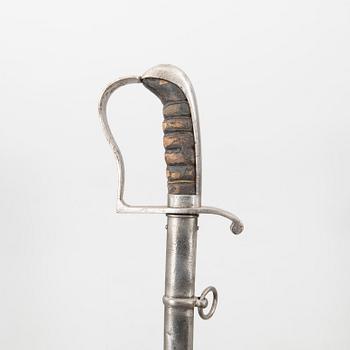 A German sabre, end of the 19th century.with scabbard.