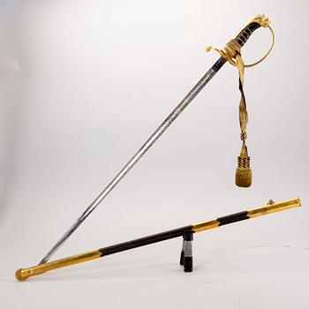 A Swedish marine officer sarbre 1878-1915 pattern.