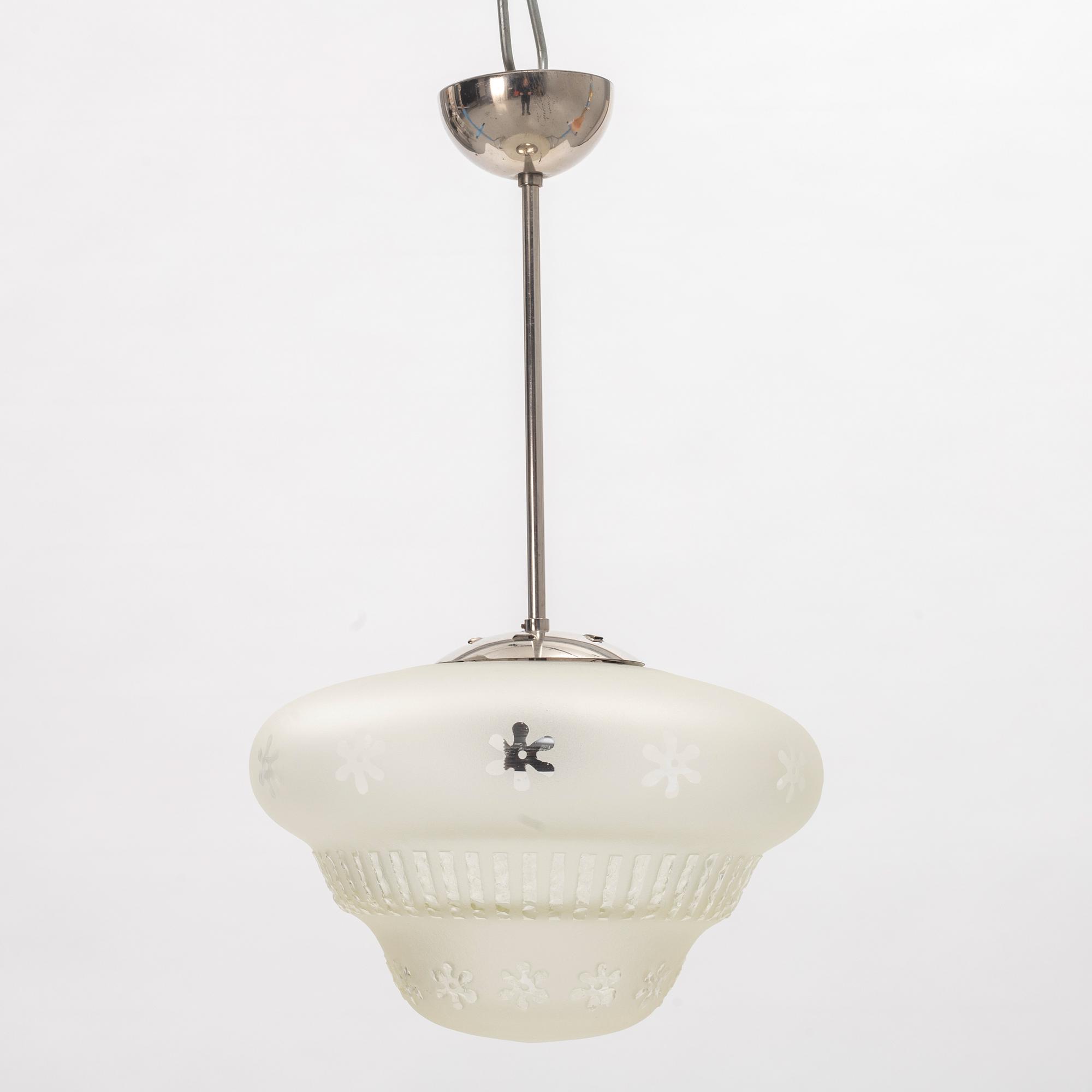 Taklampa, Swedish Modern, 1930-/40-tal.