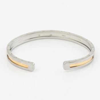 Bulgari bracelet 18K gold and steel "B. Zero".