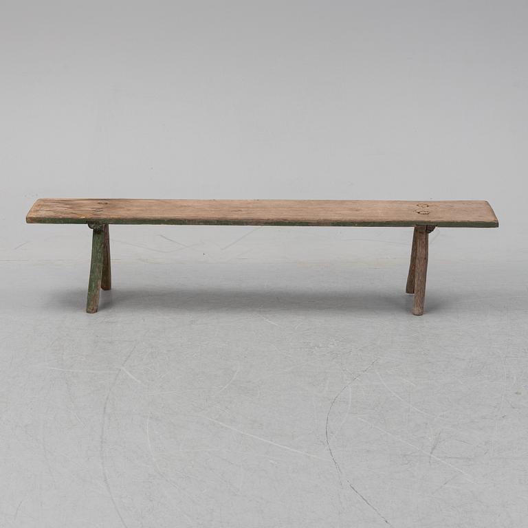 A 19th century bench.