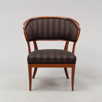 A 'Lata Greven' mahogany armchair by Carl Malmsten, 21st Century.