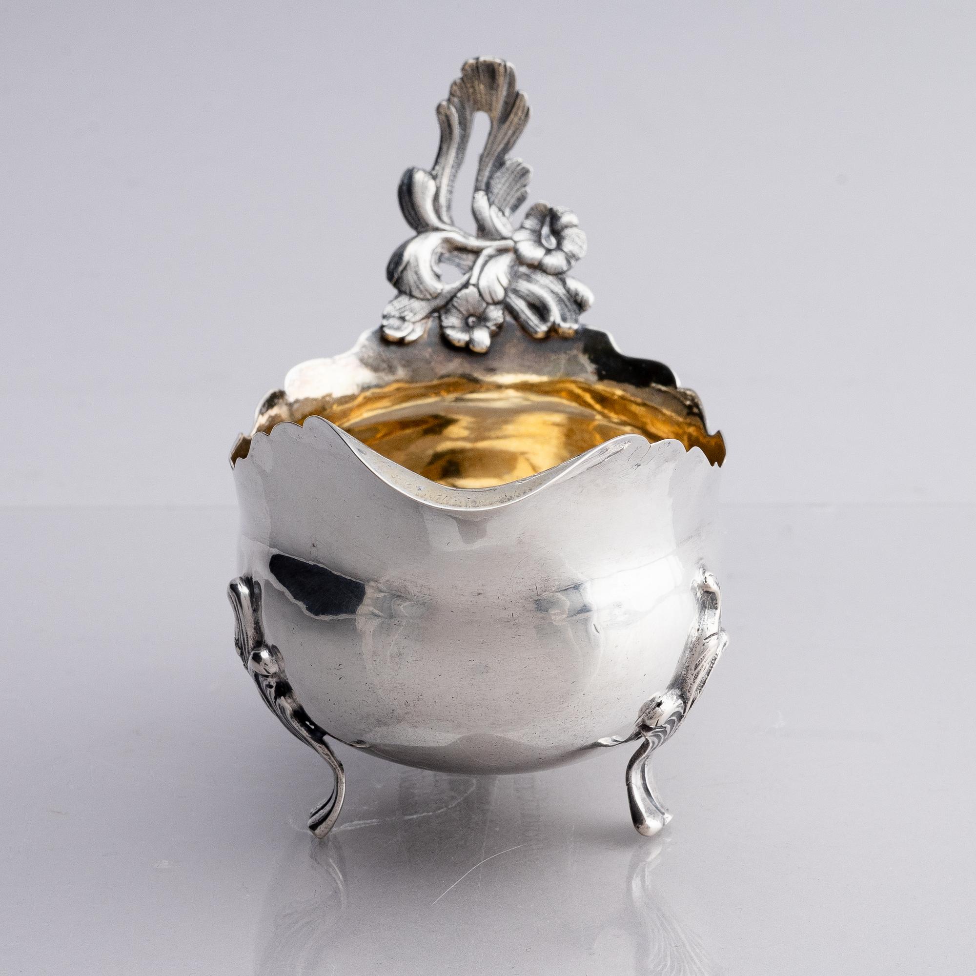 A Swedish 18th century silver cream-jug, mark of Mikael Hammarberg, (active 1758-1789 (90)) Härnösand.