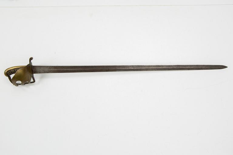 A Swedish cavalry sword 1773 pattern.