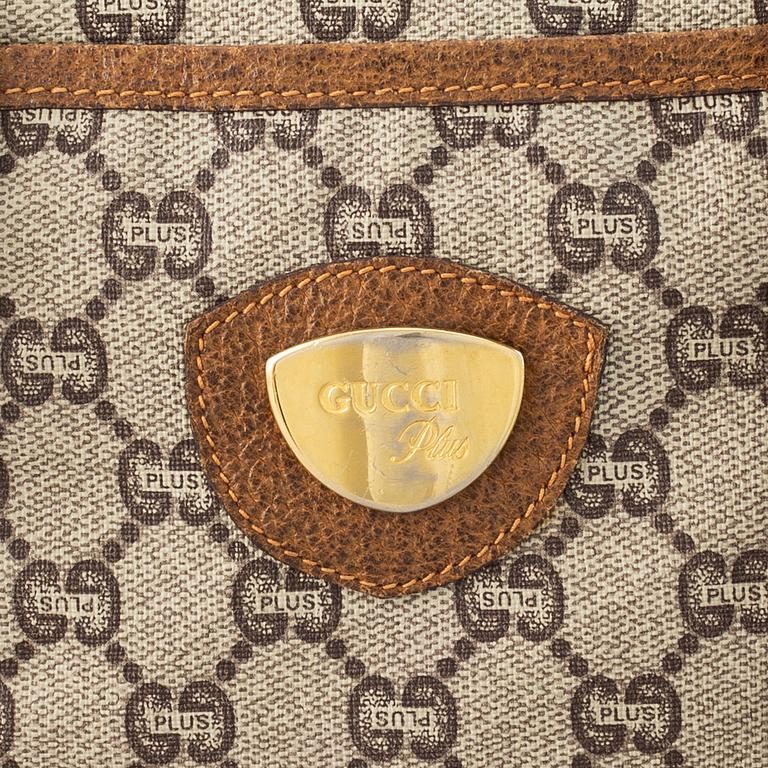 Gucci, monogram canvas shopper.