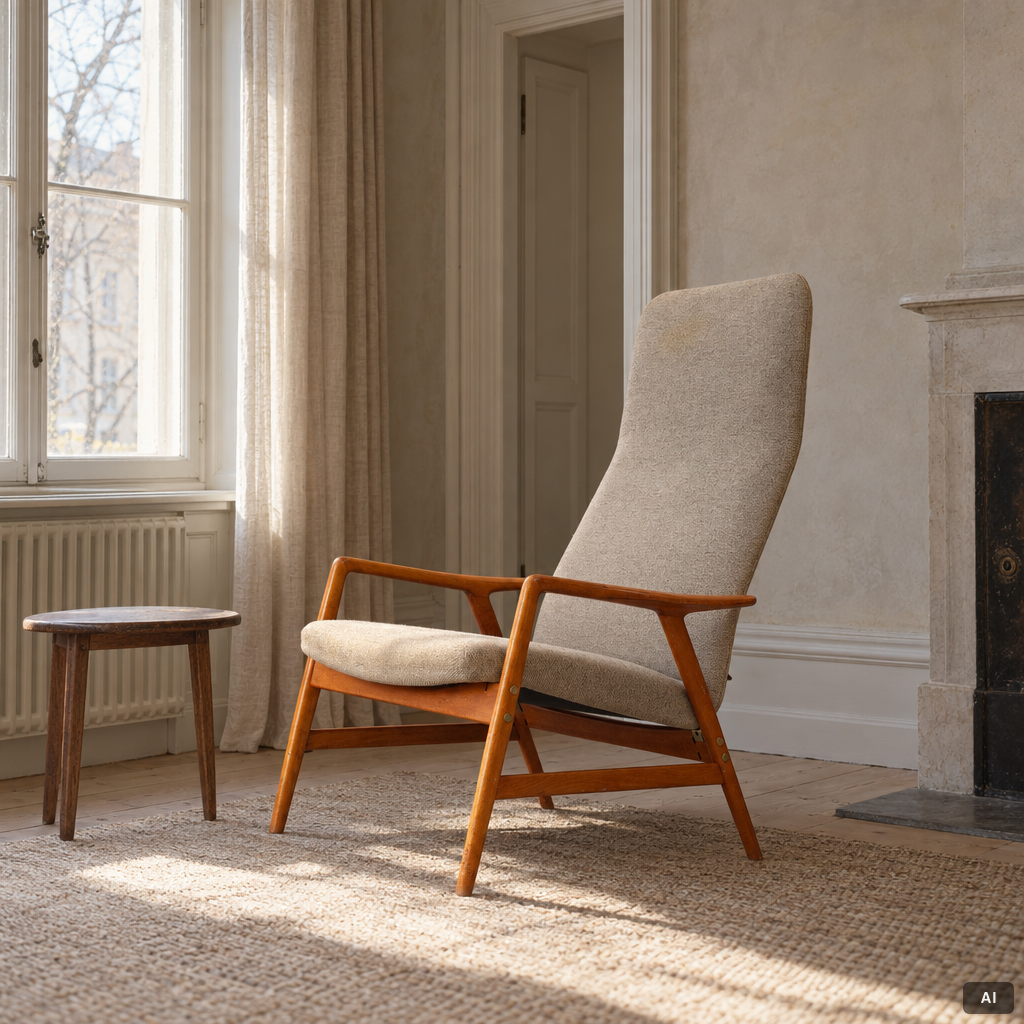 Alf Svensson, a 'Contour series' armchair, Bra Bohag, Studio Ljungs Industrier, 1960s.