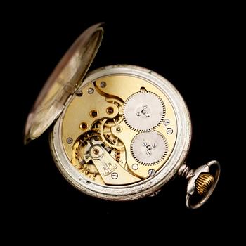 FICKUR, silver, IWC, Schaffhausen, tidigt 1900-tal.