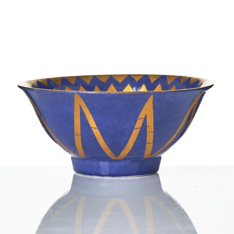 Wilhelm Kåge, Ask and bowls, 2 pcs, Gustavsberg 1927, 1929 and 1932.