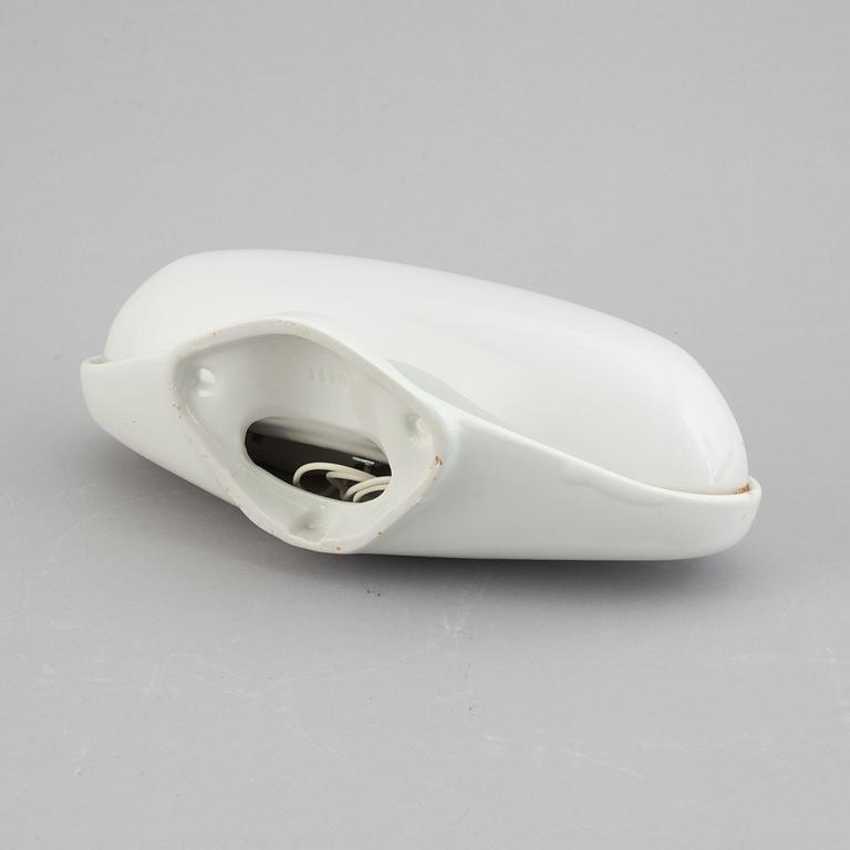 WILHELM WAGENFELD, three ceramic wall lights, Lindner Keramik, Bamberg, 1950's/60's.