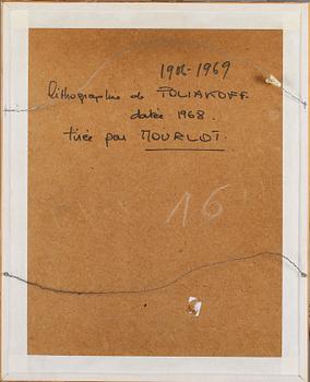 SERGE POLIAKOFF, efter, färglitografi, osignerad.