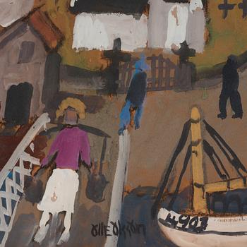 Olle Olsson-Hagalund, Motiv från Gullholmen.