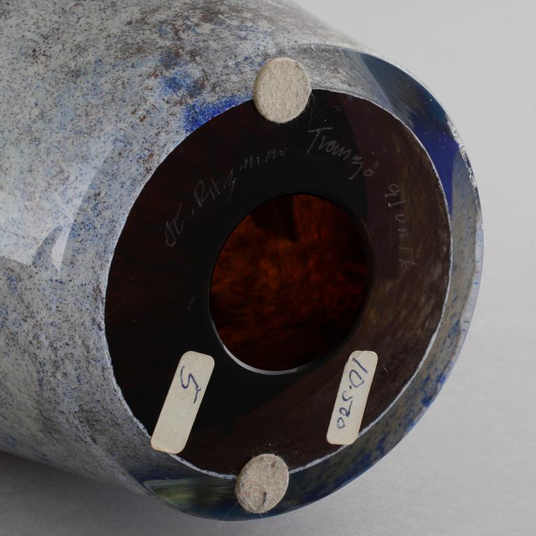 JAN-ERIK RITZMAN, a glass object, signed.