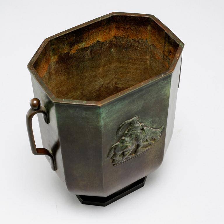 A bronze vase from GAB, first half of the 20th century.