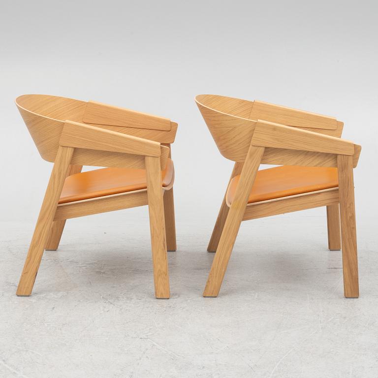 Thomas Bentzen, a pair of armchairs, "Cover", Muuto.