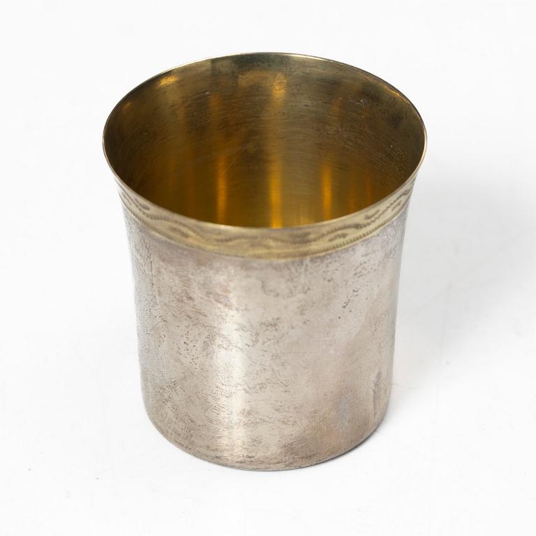 C.G. Hallberg, Six silver cups, Stockholm 1955.