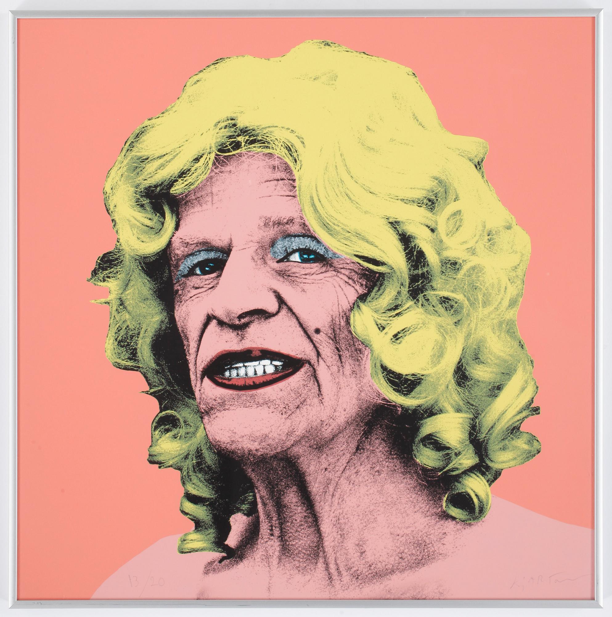 KJARTAN SLETTEMARK, färglitografi, signerad och numrerad 13/20.