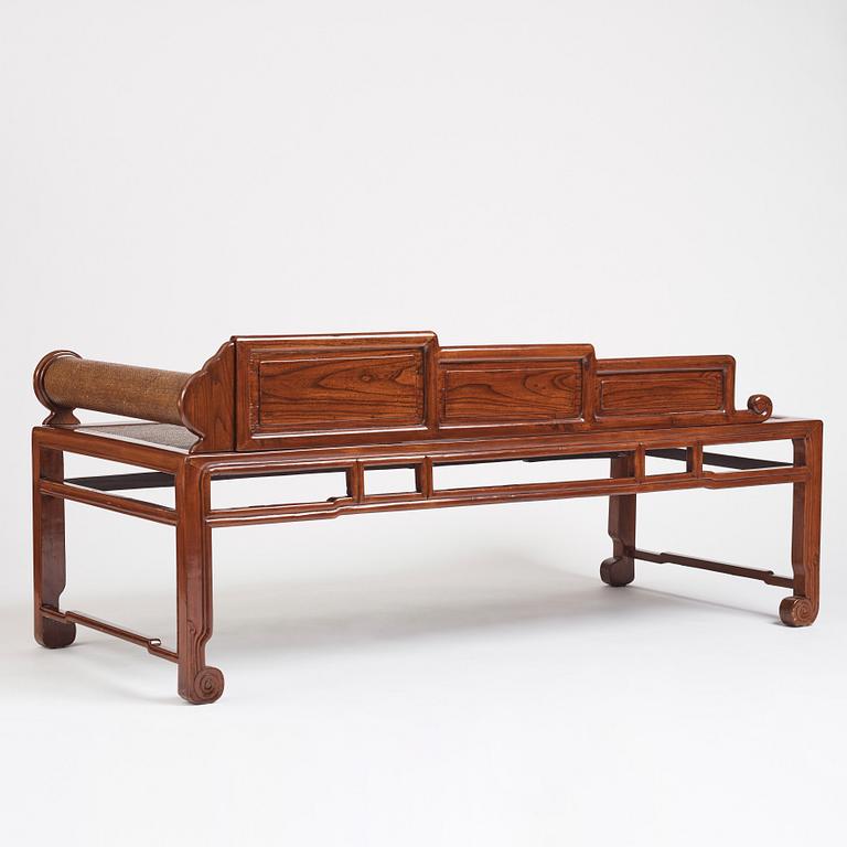 A Chinese day bed, Qing dynasty, second half of 19th century.