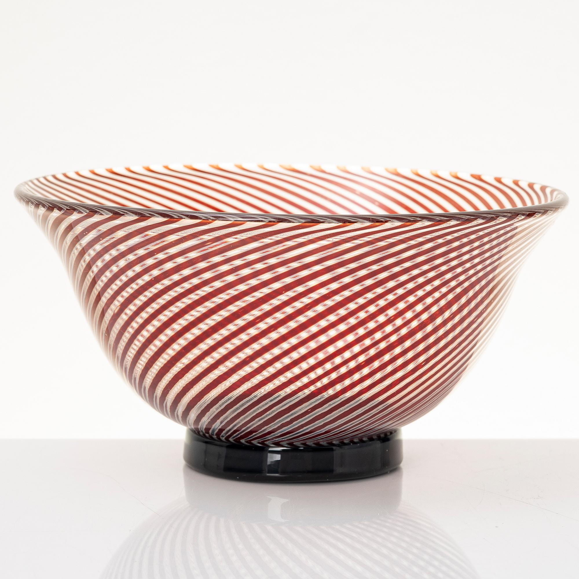 Edward Hald, skål, slipgraal, Orrefors.