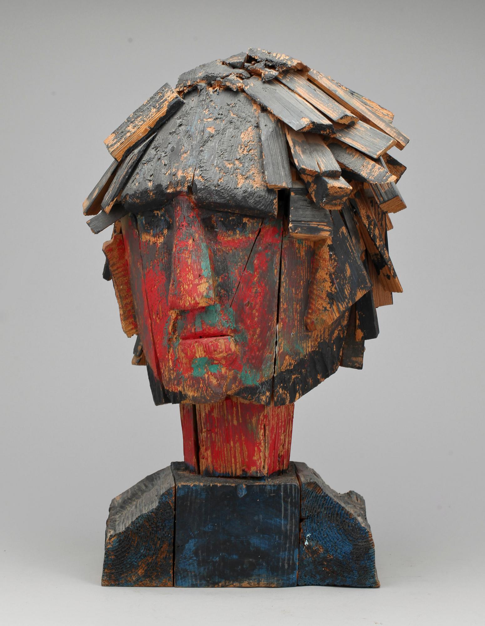 SKULPTUR, trä, Carl Allan Pettersson, signerad, numrerad 471 och daterad -68.