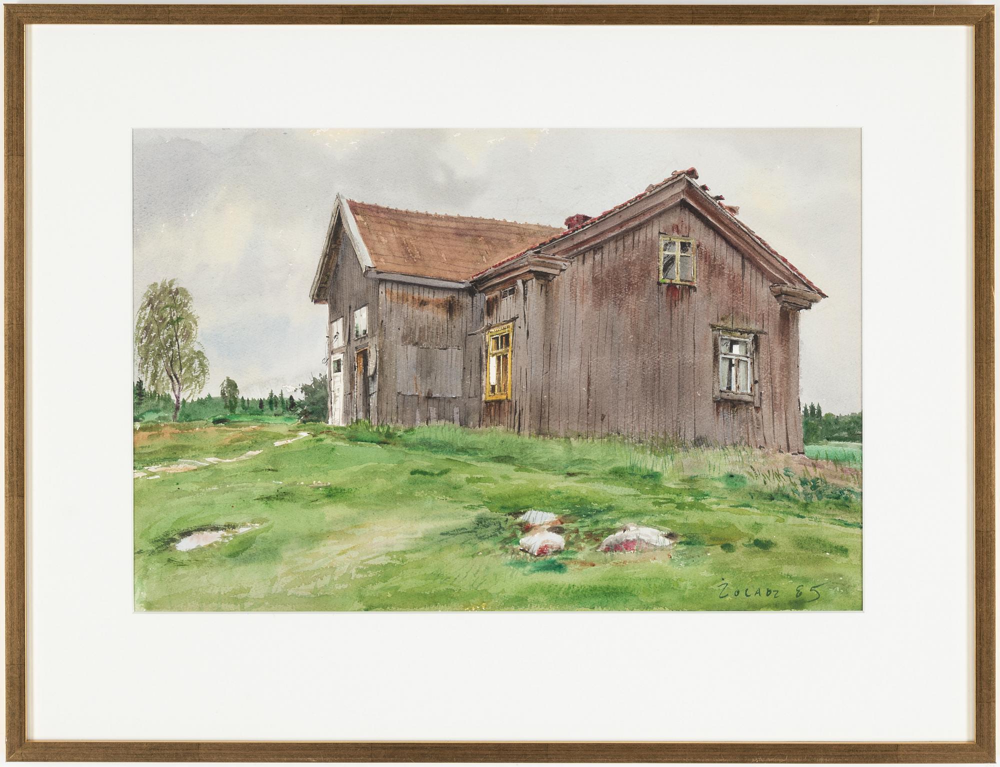 STANISLAW ZOLADZ, akvarell, signerad Zoladz och daterad 85.