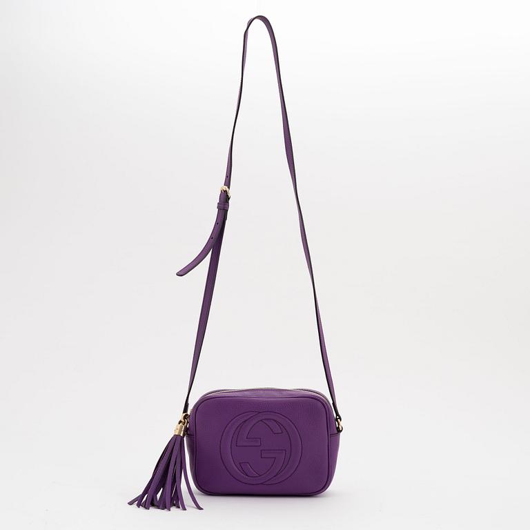 Gucci, a purple leather 'Soho Small' handbag, 2016.