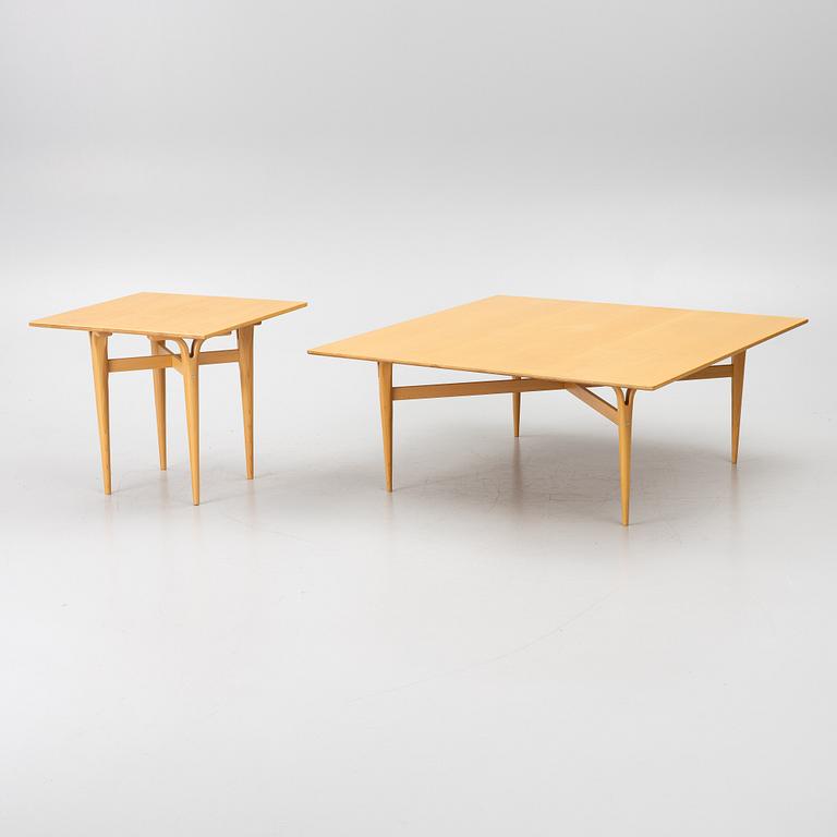 Bruno Mathsson, Coffee tables, 1+1, Bruno Mathsson International, Värnamo, Sweden.