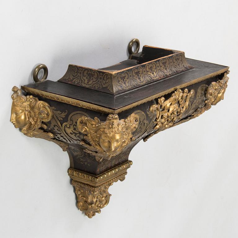 A French Boulle-style console, second half of the 19th century.