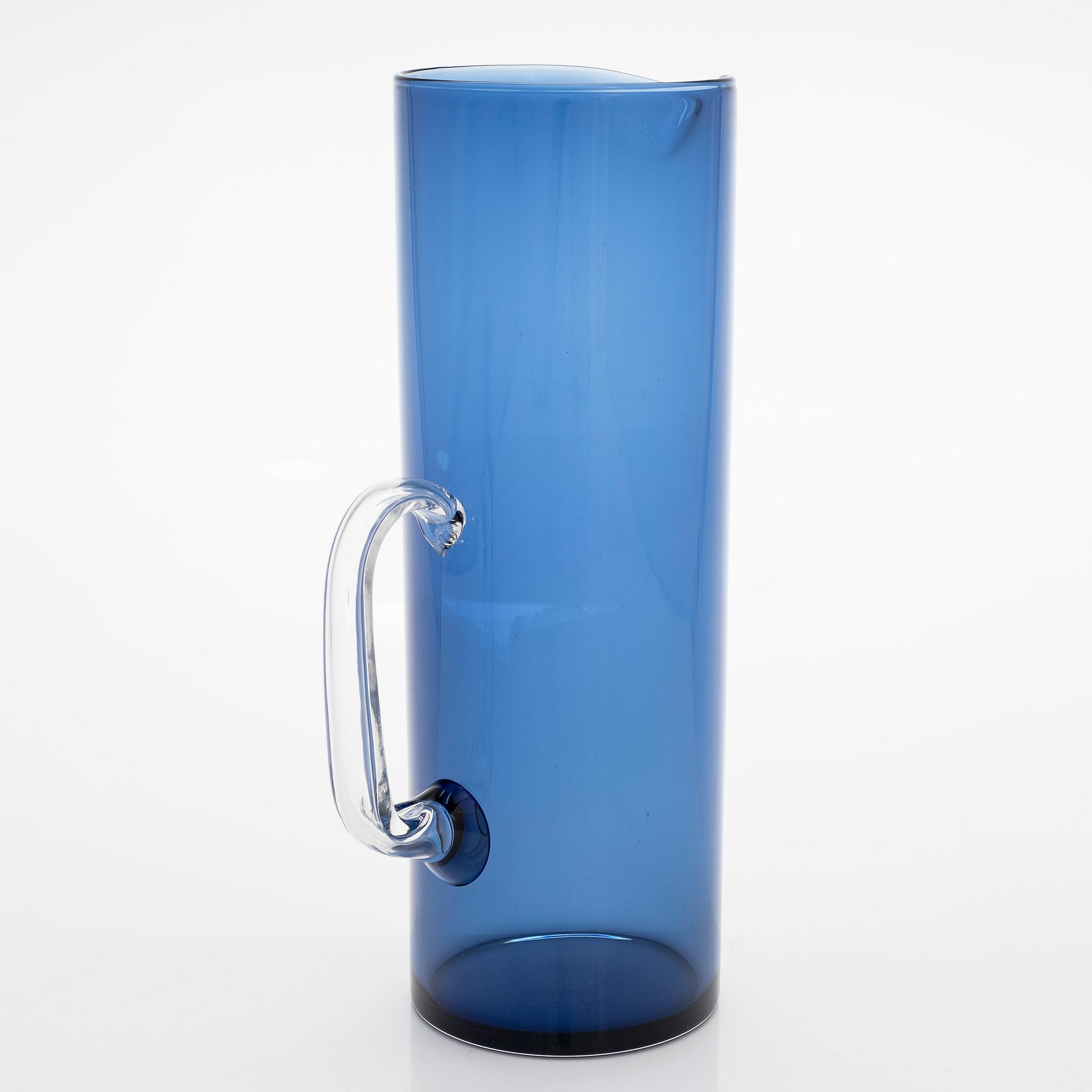 Timo Sarpaneva, a 18-piece set of juice glasses and jug, i-series, Iittala early 1960s.
