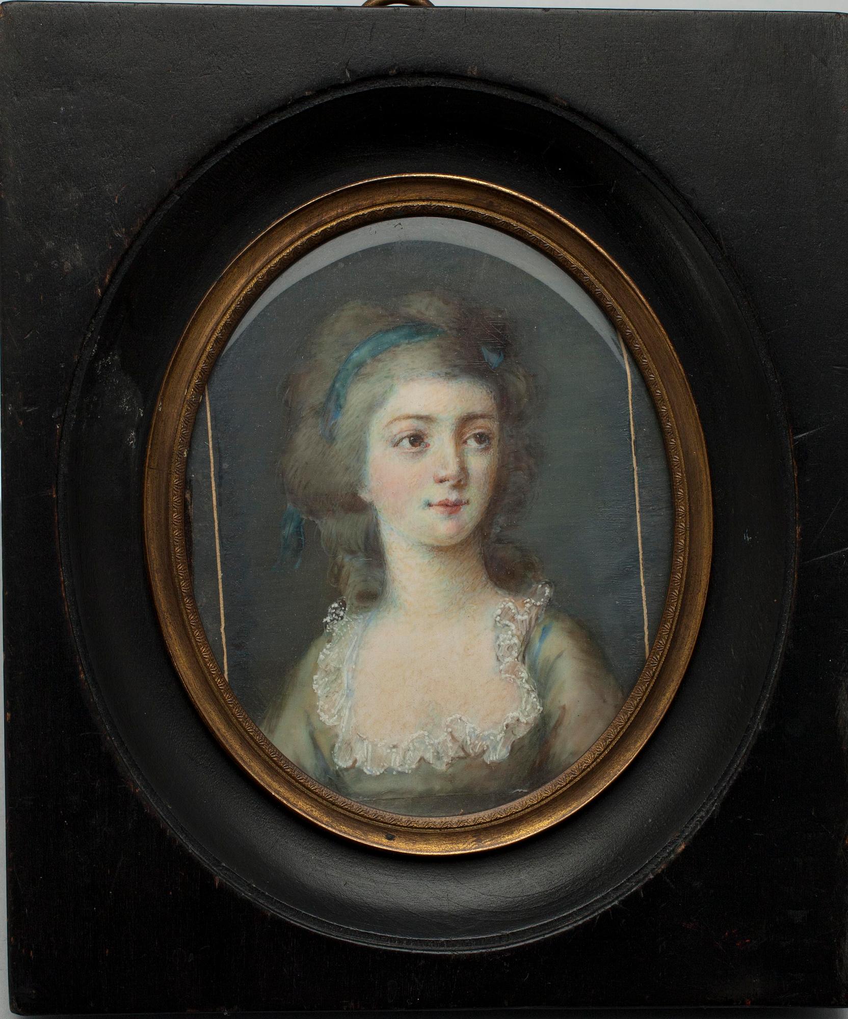 MINIATYRER, 2 st, sekelskiftet 1700/1800.