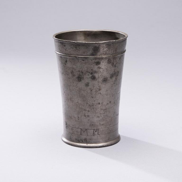 BÄGARE, tenn, 1700-tal.