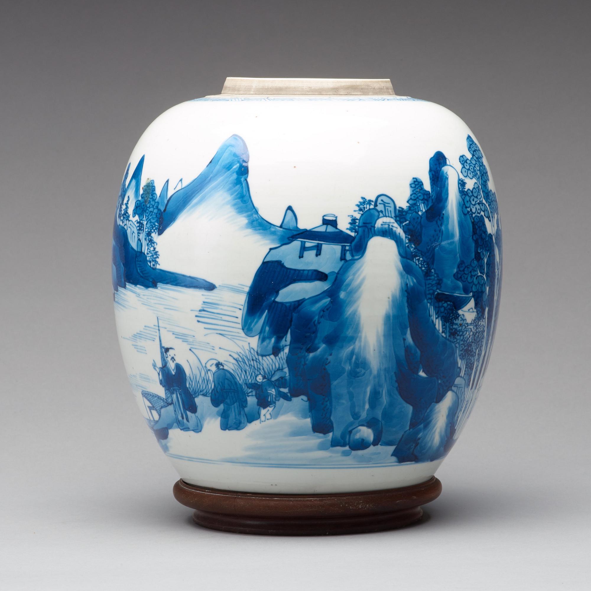 BOJAN, porslin. Qingdynastin, Kangxi (1662-1722).
